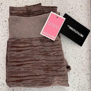 PLT x Sunisa Lee Activewear - Chocolate Space Dye Seamless Gym Legging